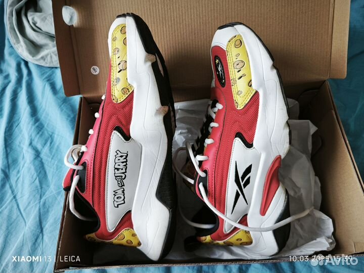 Мужские кроссовки reebok бу Том и Джерри