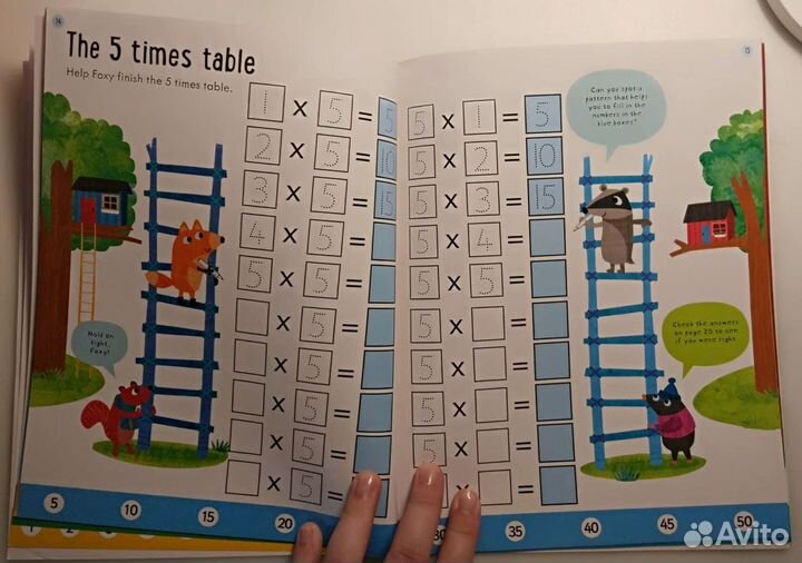 Times tables usborne multiplying таблица умножения