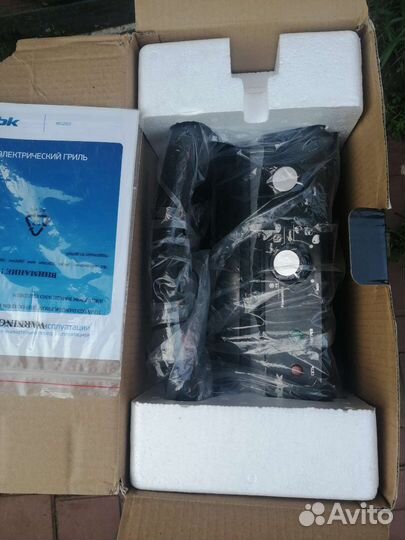 Электрогриль новый