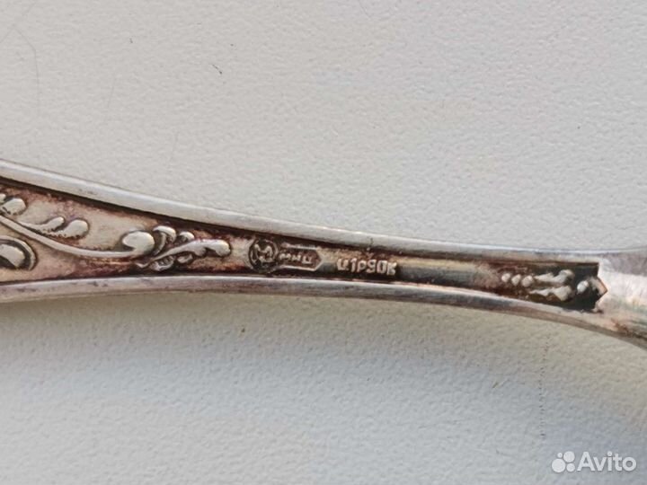 Кофейные ложки мельхиор новые 6 шт