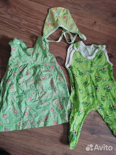 Детские вещи пакетом на девочку 56-62