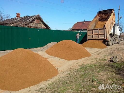 Песок карьерный с доставкой