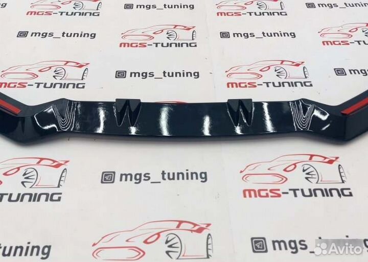 Губа в бампер RS3 Audi A3 Седан 8V 13-16 А3 рс3