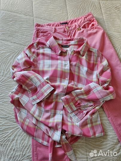 Рубашка, джинсы 42-44