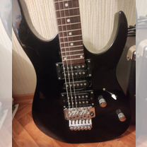 Электро гитара ibanez и комбик fender