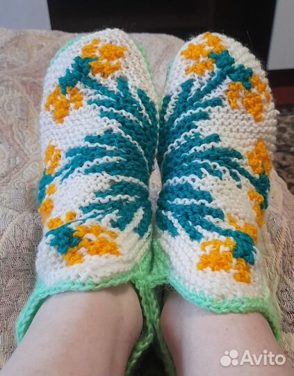 Носки вязаные ручной работы женские