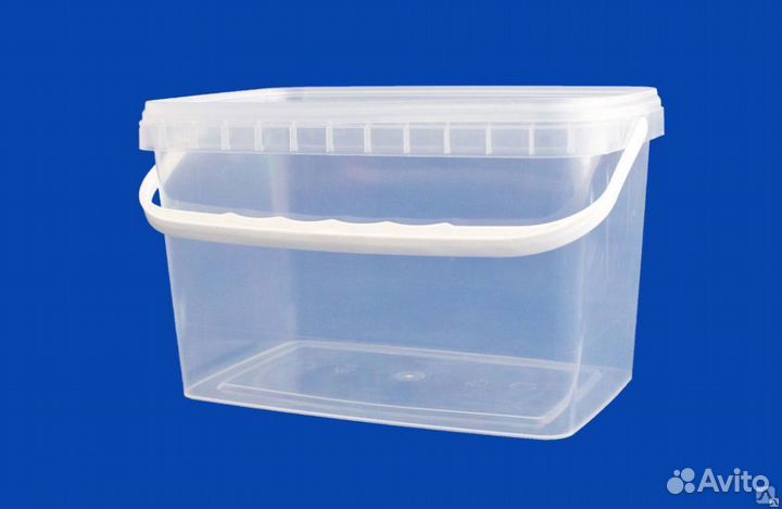 Пластиковые ведра с крышкой 5л и 3л