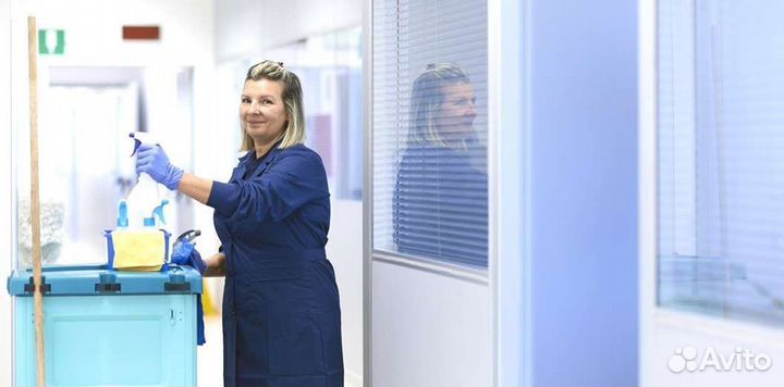 Уборщик(ца) в здание бц