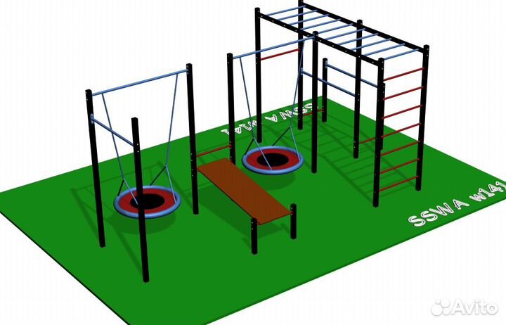 Спортивный комплекс воркаут для двора