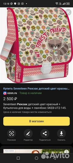 Портфель школьный