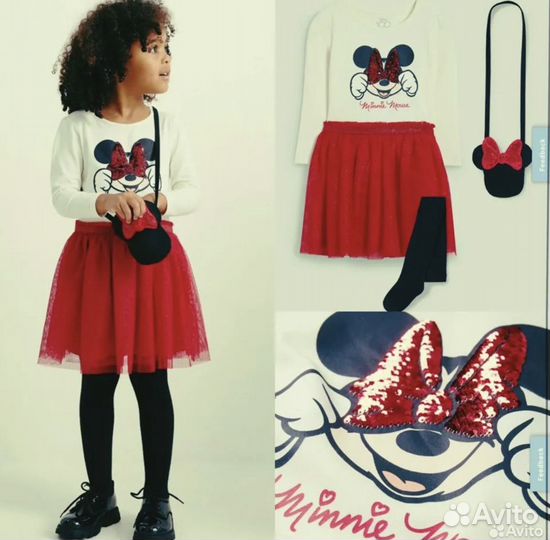 Платье комплект c&a minnie mouse