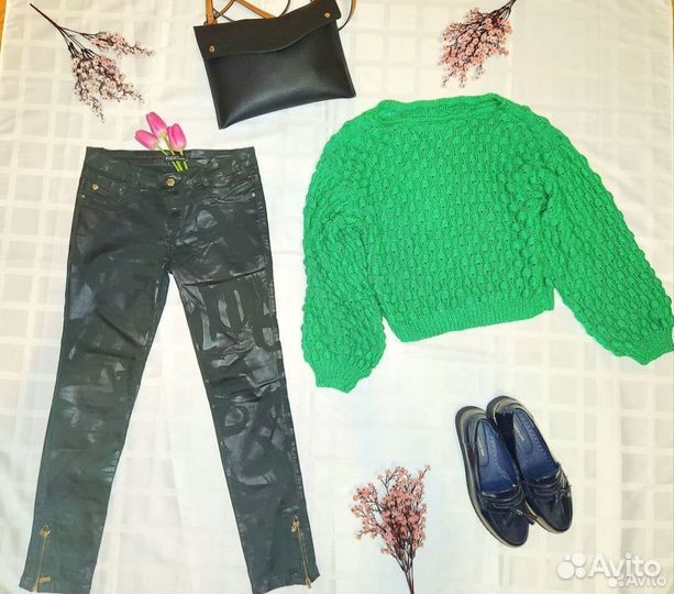 Джинсы женские пакетом 44 джеггинсы пакетом