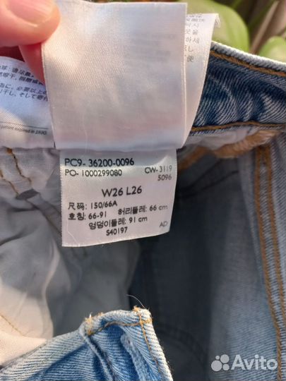 Женские джинсы levis 501