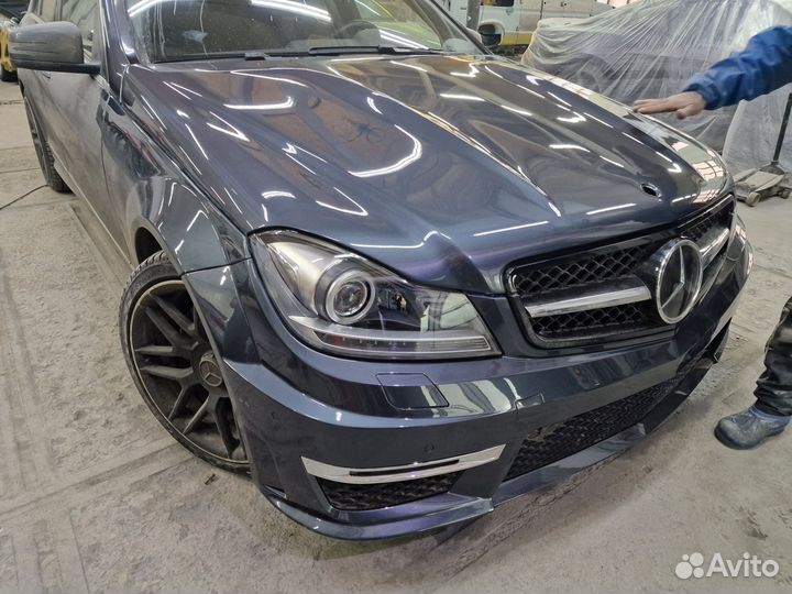 Тюнинг капот Мерседес С63 c200 рестайлинг w204