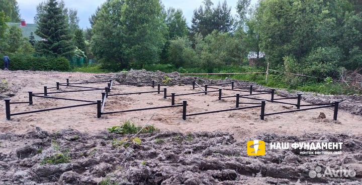 Винтовые сваи под ключ