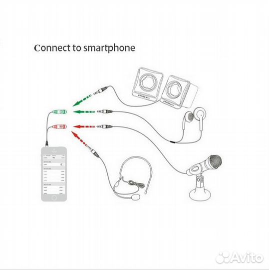 Микрофон мини карманный для смартфона планшета пк