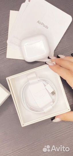 Наушники apple Airpods 3 golden premium