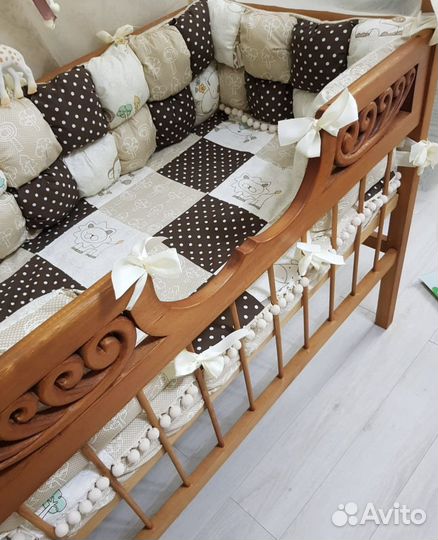 Бортики в детскую кроватку
