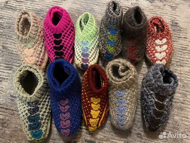 Вязанные носки (тапочки)