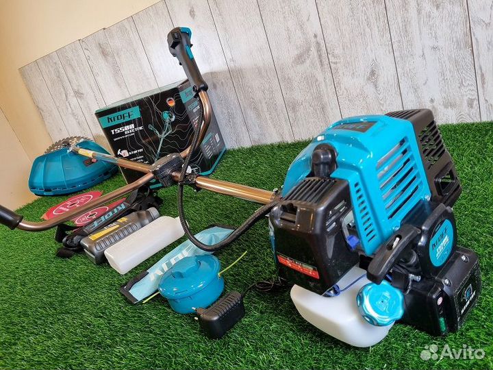 Бензокоса мотокоса триммер Kroff 5500 электростарт