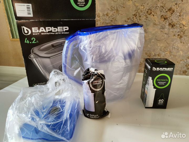 Фильтр-кувшин для очистки воды барьер Гранд 4,2л