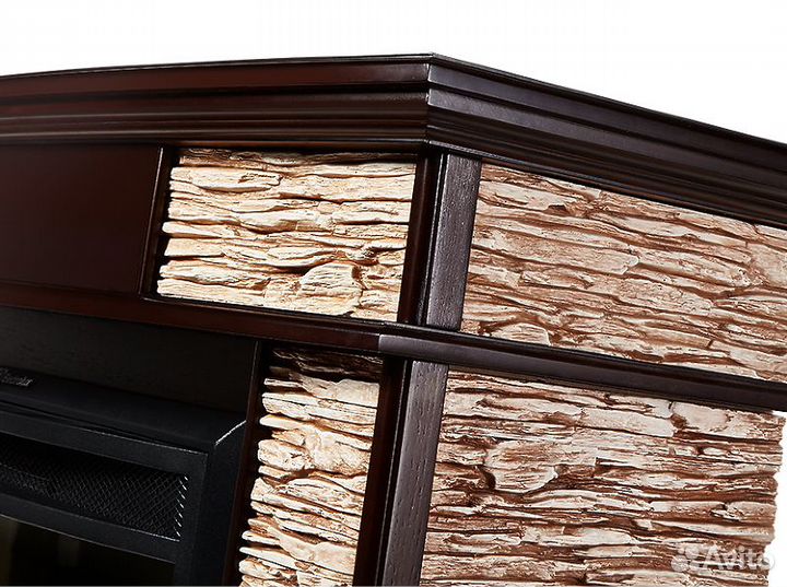 Камин электрический с порталом и обогревом 2 кВт