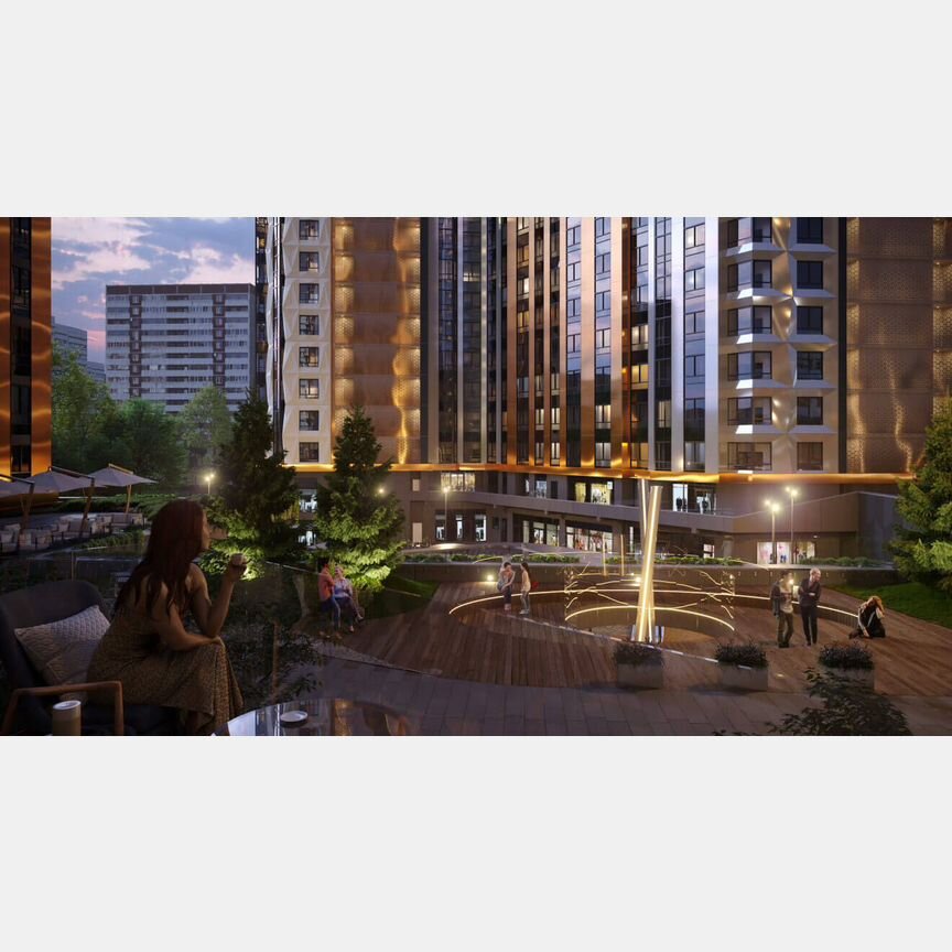 2-к. квартира, 79,1 м², 43/50 эт.