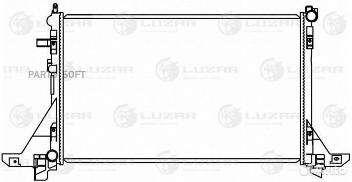 Радиатор охл. для а/м Renault Master (10) 2.3TD (L