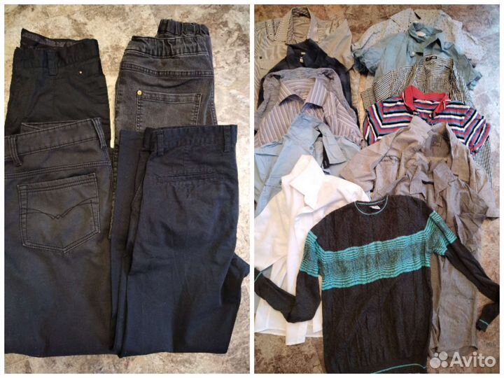 Школьные вещи и куртки на мальчика (пакетом)