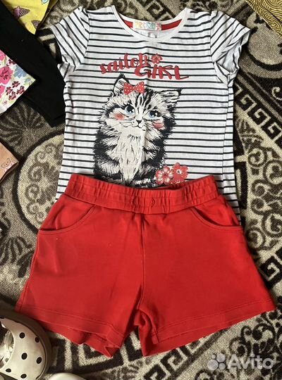 Детские вещи пакетом на девочку 98 104