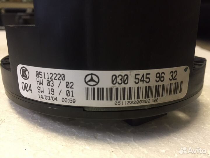 Датчик угла поворота руля Mercedes A0305459632