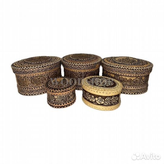 Шкатулки, сундуки, ларцы из бересты