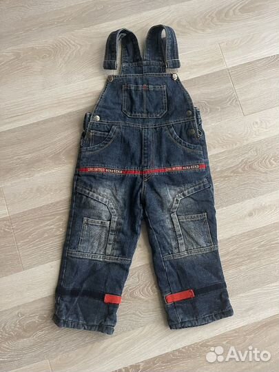 Джинсовый комбинезон