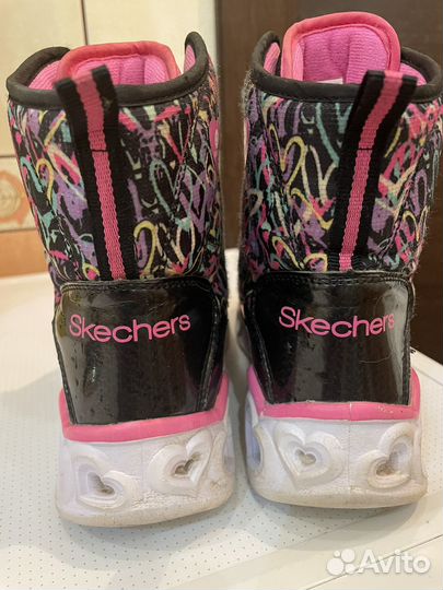 Сапожки ботинки skechers 33