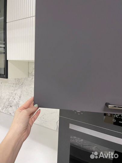 Кухня графит в потолок. Цена за всю кухню