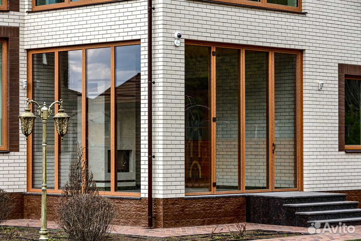 Наклонно-сдвижные оконные порталы