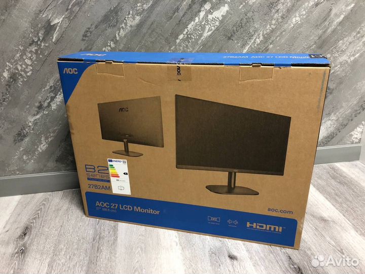 Новый Монитор AOC 27 дюймов 1920x1080 гарантия