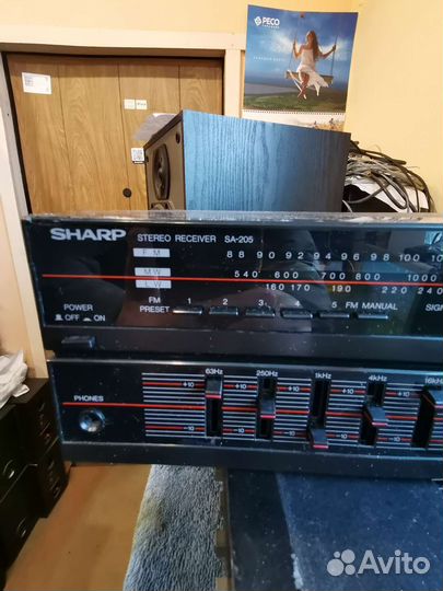Sharp sa-205h стерео ресивер