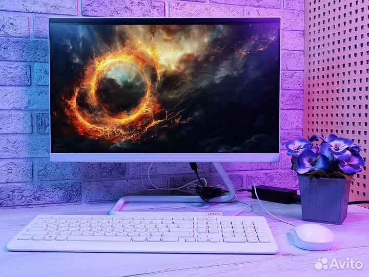 Моноблок Lenovo IdeaCentre A340 ram 8gb ssd 240