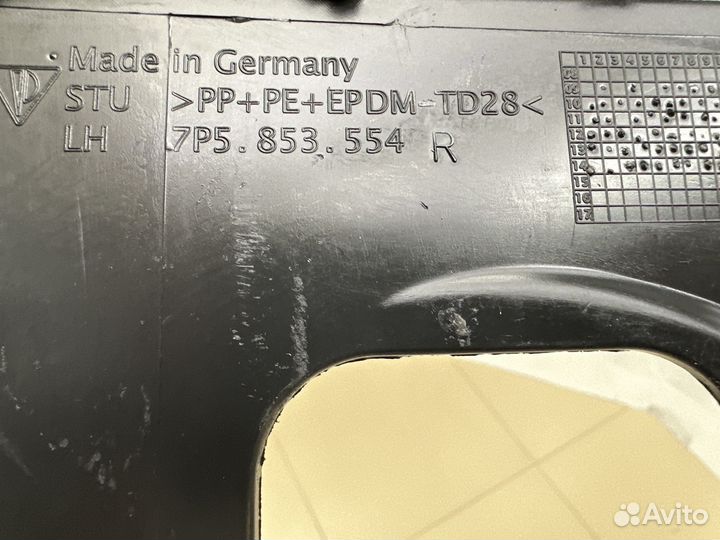 Накладка порога правая Porsche Cayenne 958