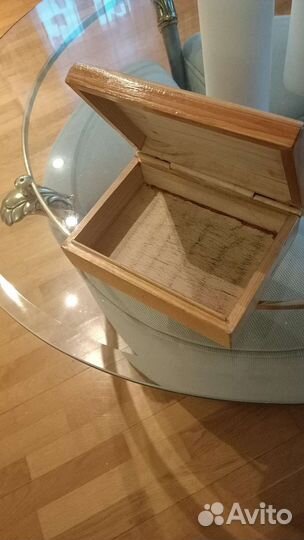Шкатулка ручной работы из дерева