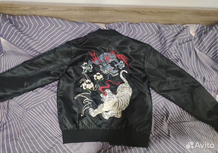 Бомбер с японской вышивкой gxp1999