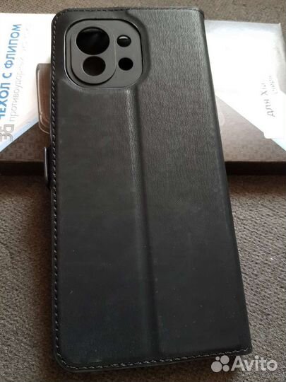 Защитный Чехол-Книжка для Xiaomi Mi 11 (чёрный)