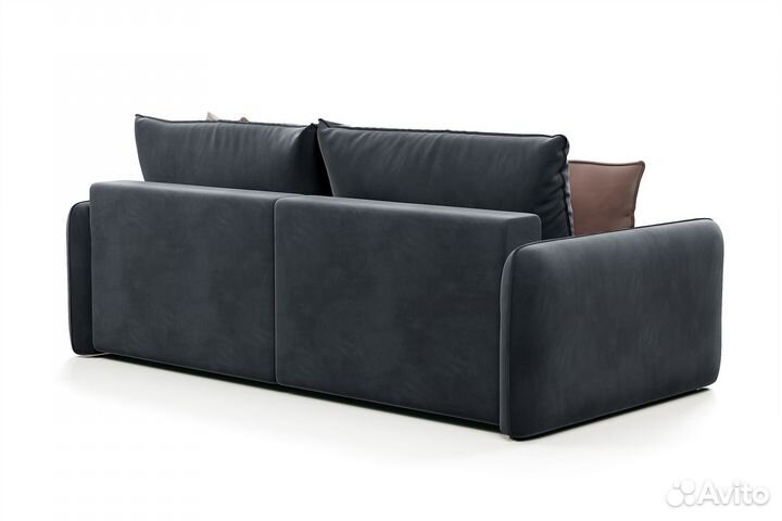Диван угловой серый Портленд