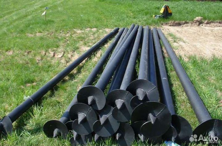 Винтовые сваи под ключ. Свайно винтовой фундамент