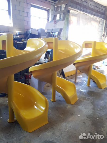 Скат винтовой горка