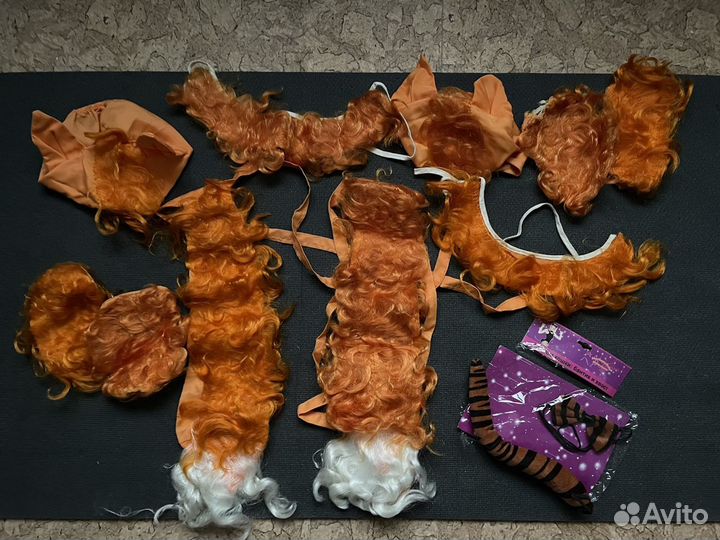 Детские новогодние костюмы мишки и лисы