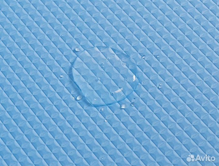 Мат для аэробики Original Fit.Tools 6 мм голубой G