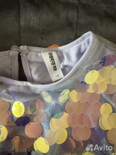 Платье с паетками