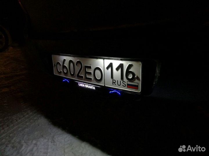 Рамки гос. номера с подсветкой